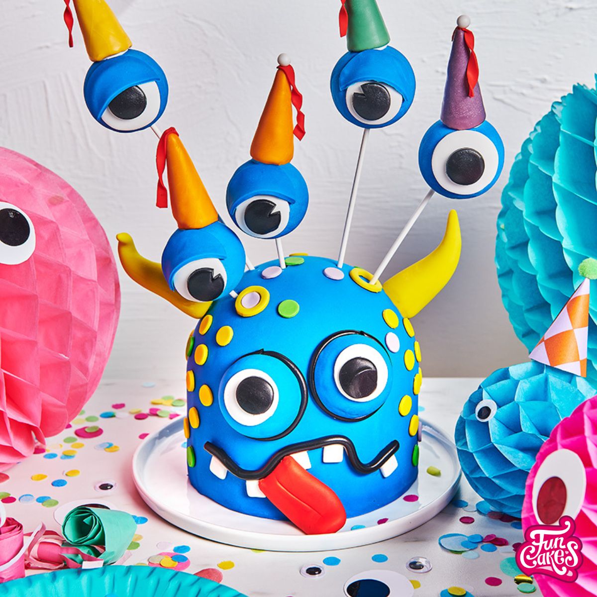 Monstertaart in Bella Blue