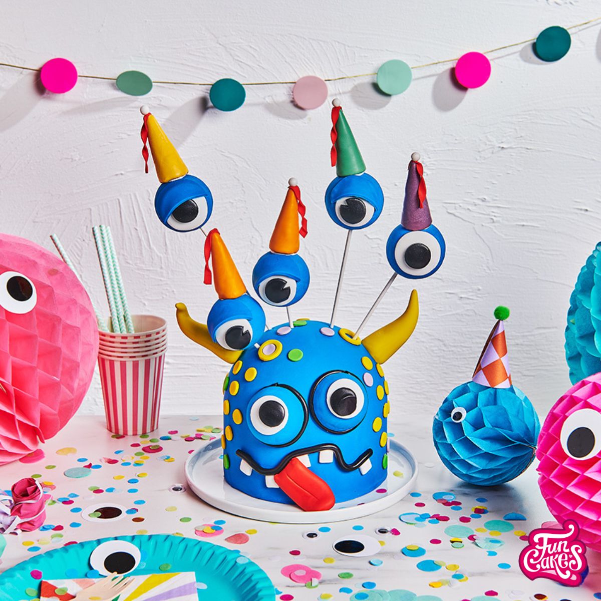 Monstertaart in Bella Blue
