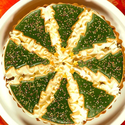 Kerstige tompoucetaart