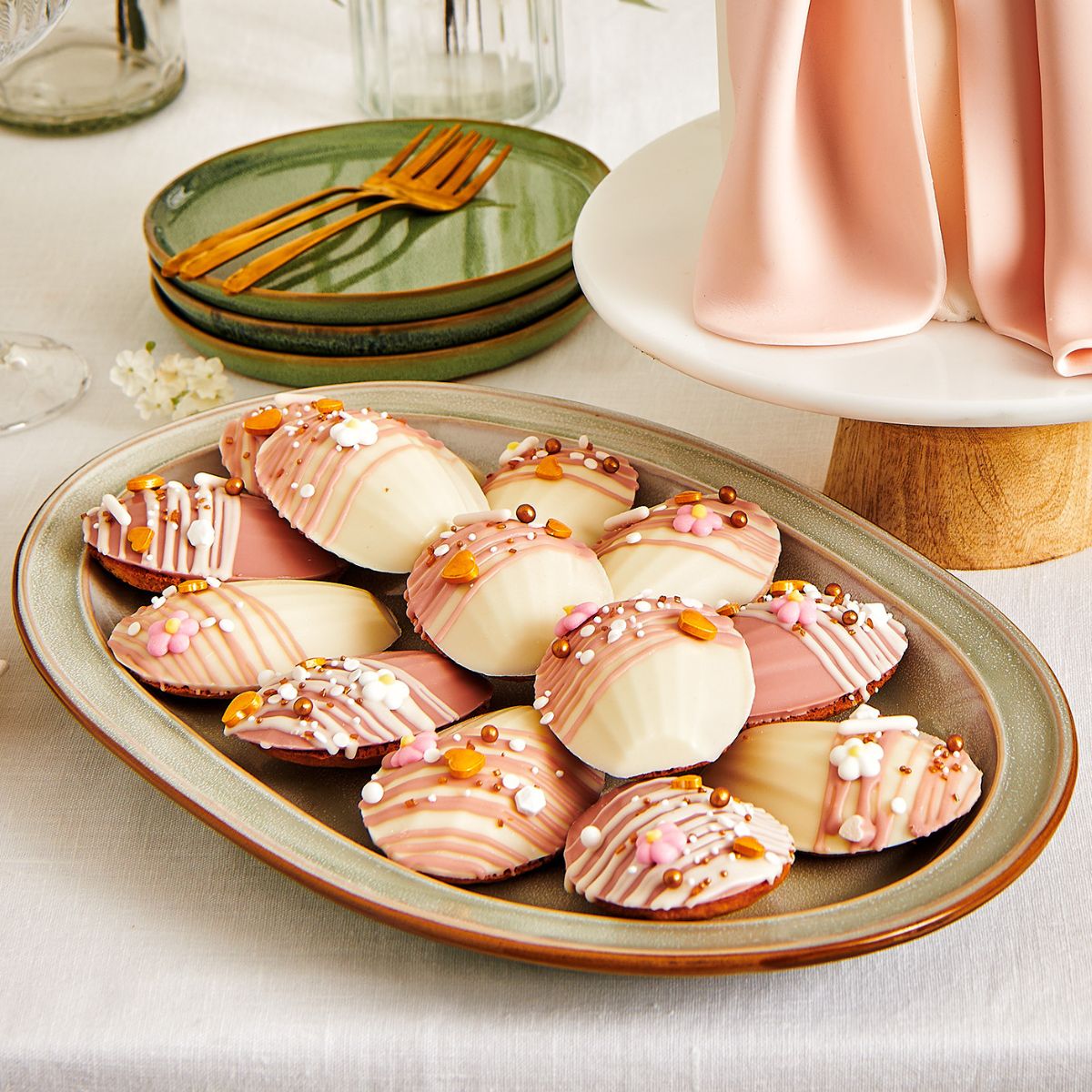 Madeleines met Deco Melts