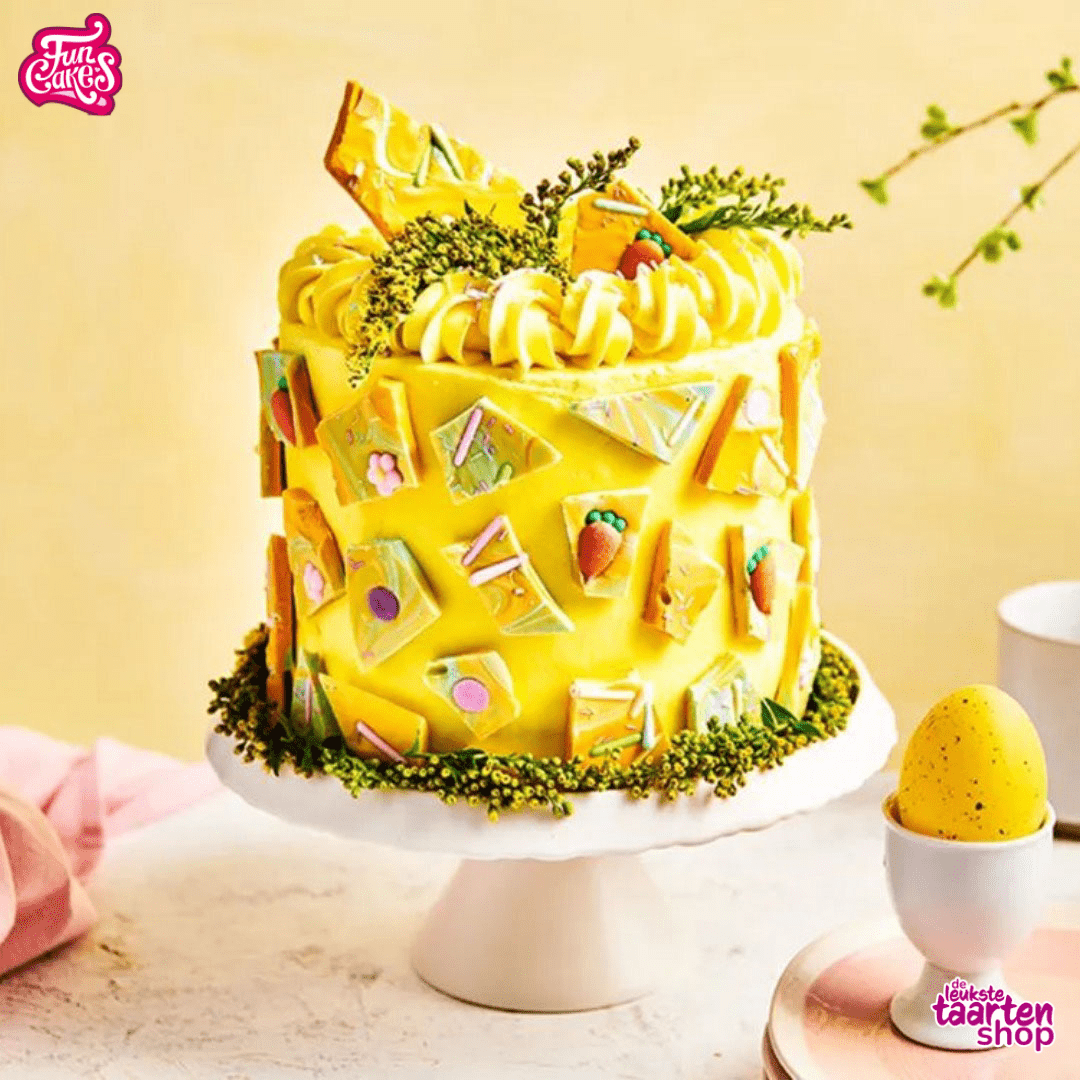 Paastaart met candy bark
