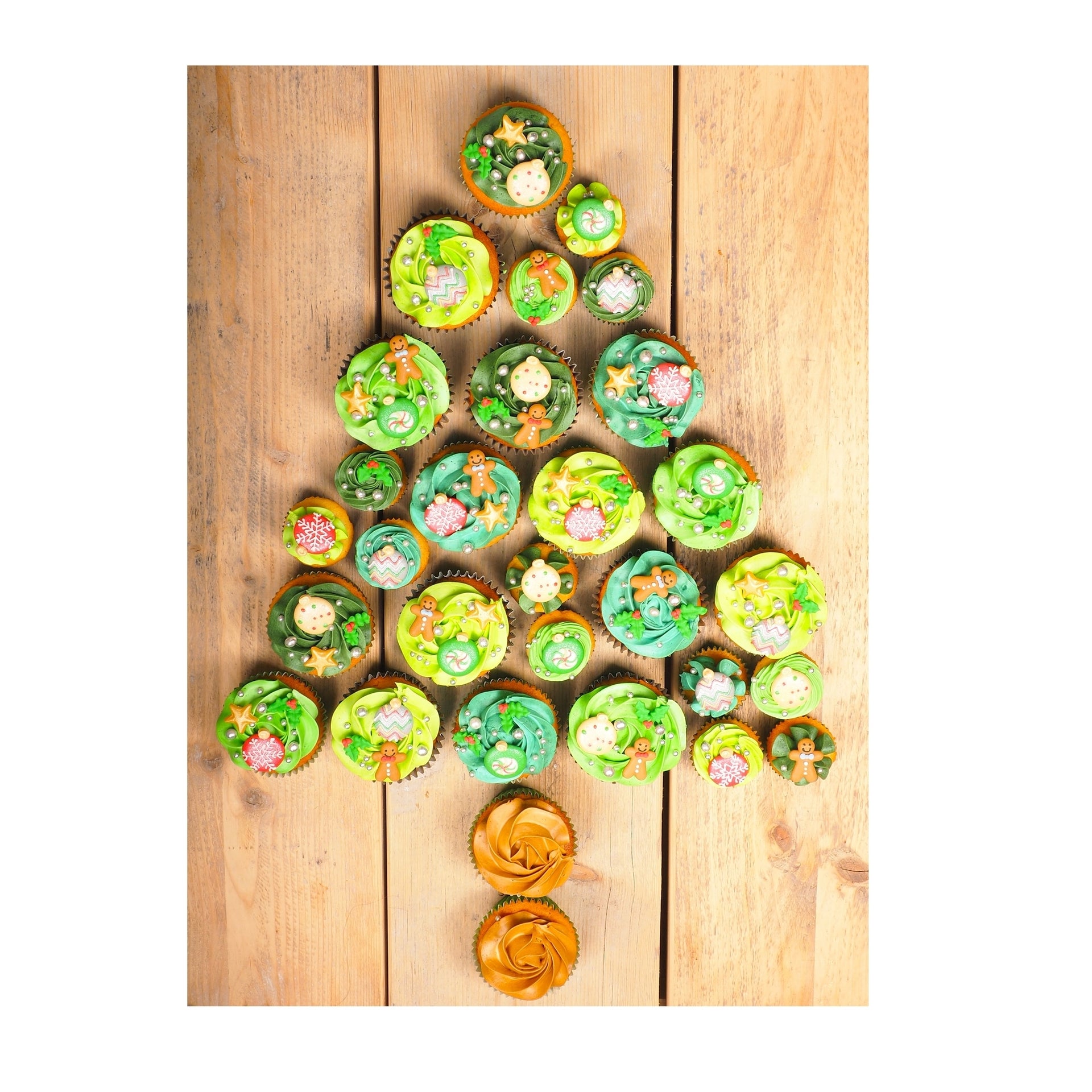 Cupcake Xmas tree