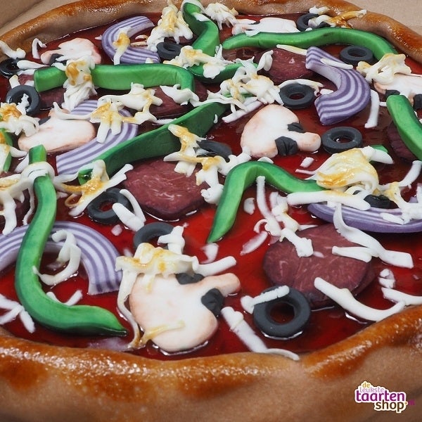 Recept realistische pizza taart
