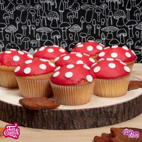 Paddenstoelcupcakes - Bakken met Kinderen