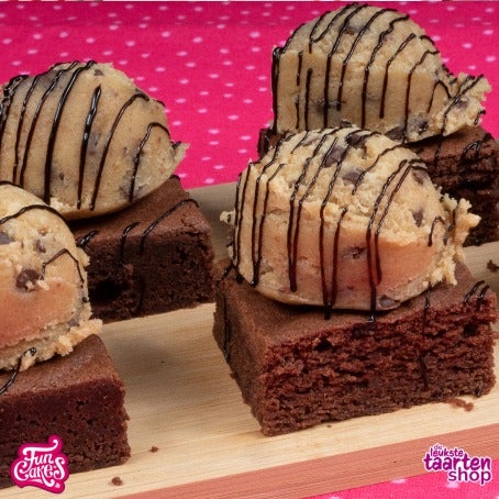 Cookie dough brownie - Bakken met kinderen