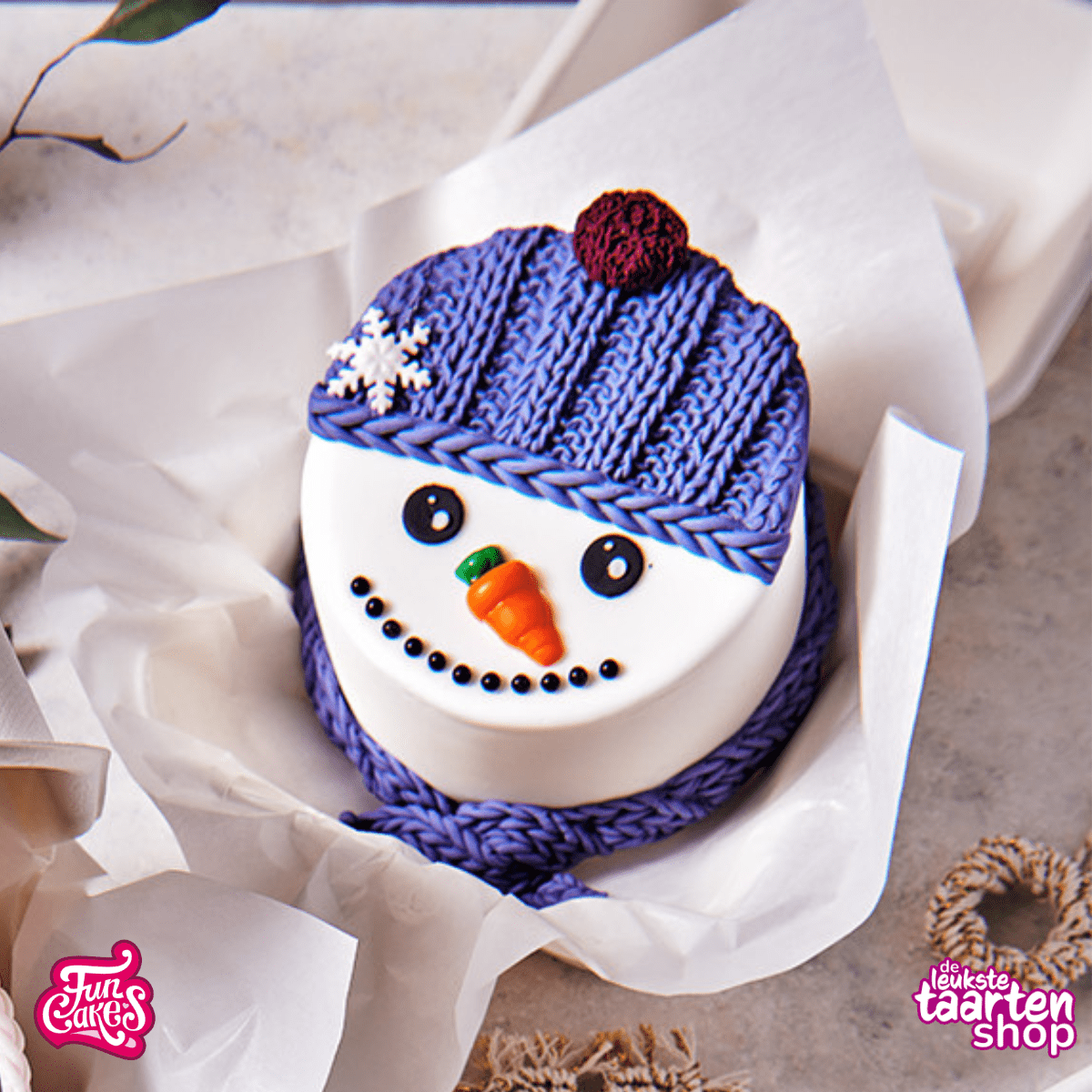 Sneeuwpop Bento Cake
