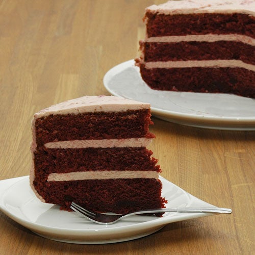 Red Velvet Cake met Frambozen Mascarpone Crème