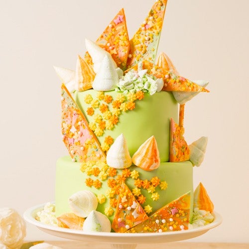 Smashing candy bark verjaardagstaart