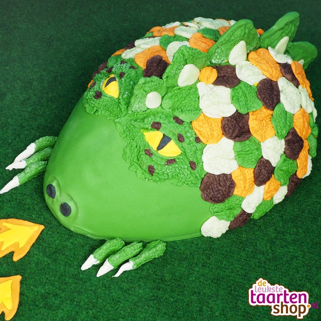 Recept voor Fantasie Dinotaart - Bakken met kinderen