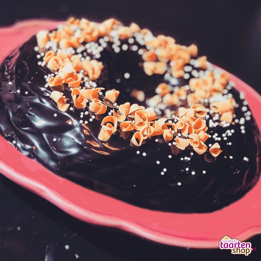 Recept voor Hazelnoot bavaroisdessert met choco glaze