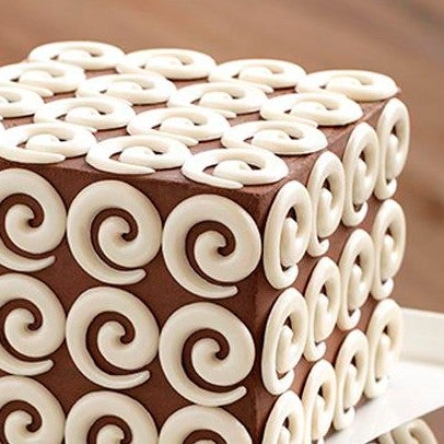 Swirl chocolade dessert