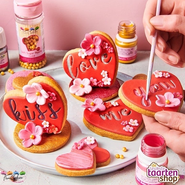 Recept voor Valentijnskoekjes met tekst