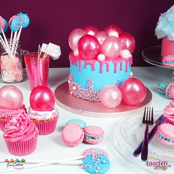 Bubblegum-macarons