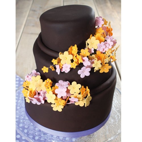 Wilton Gum Paste Flower Stapeltaart