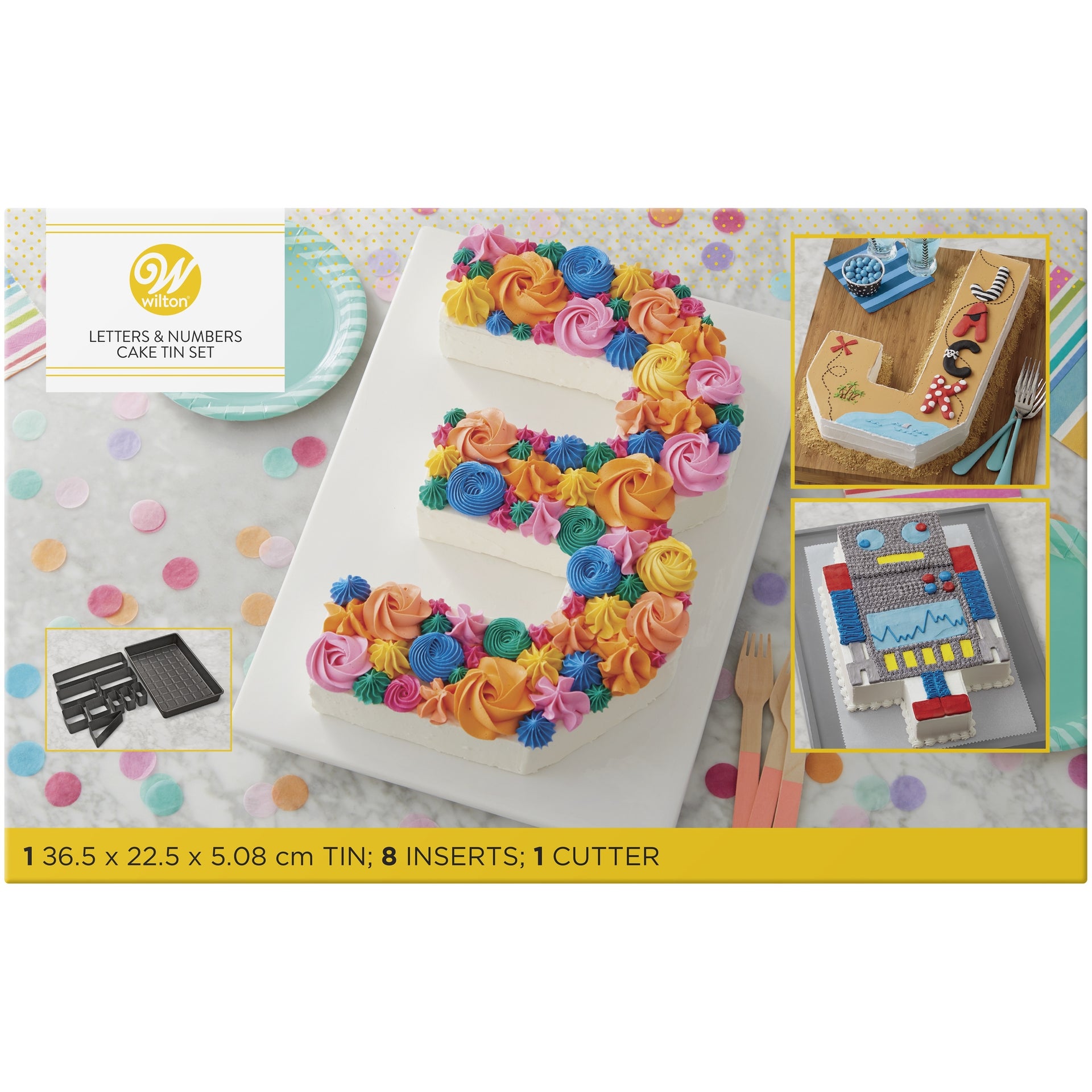 Wilton Bakvorm Cijfers & Letters Countless Celebrations