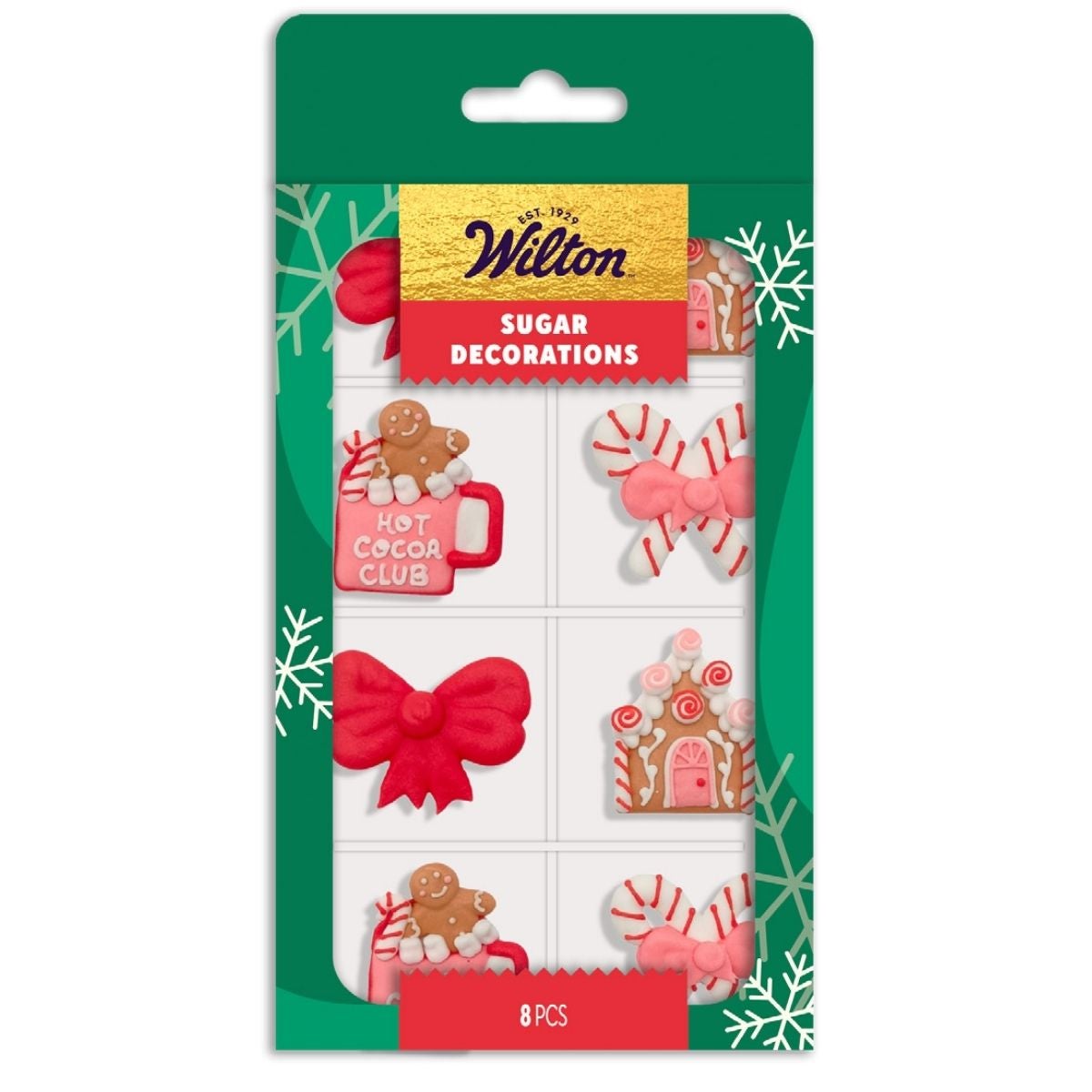 Wilton Suikerdecoraties Candy Christmas set/8