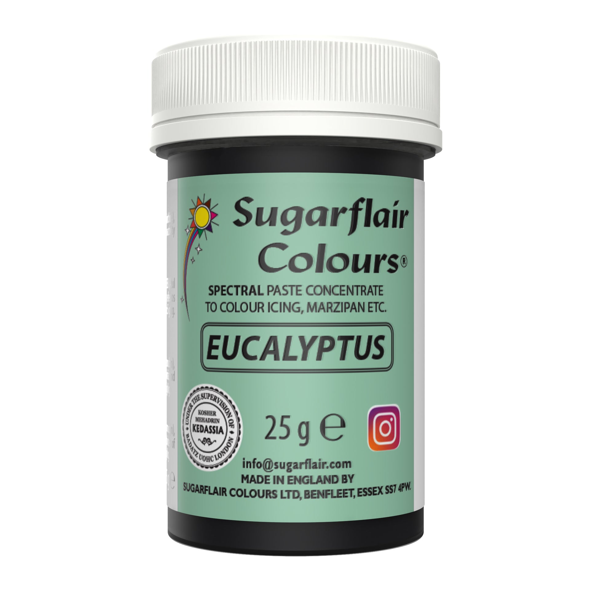 Sugarflair Eetbare Kleurstof Pasta Eucalyptusgroen 25g