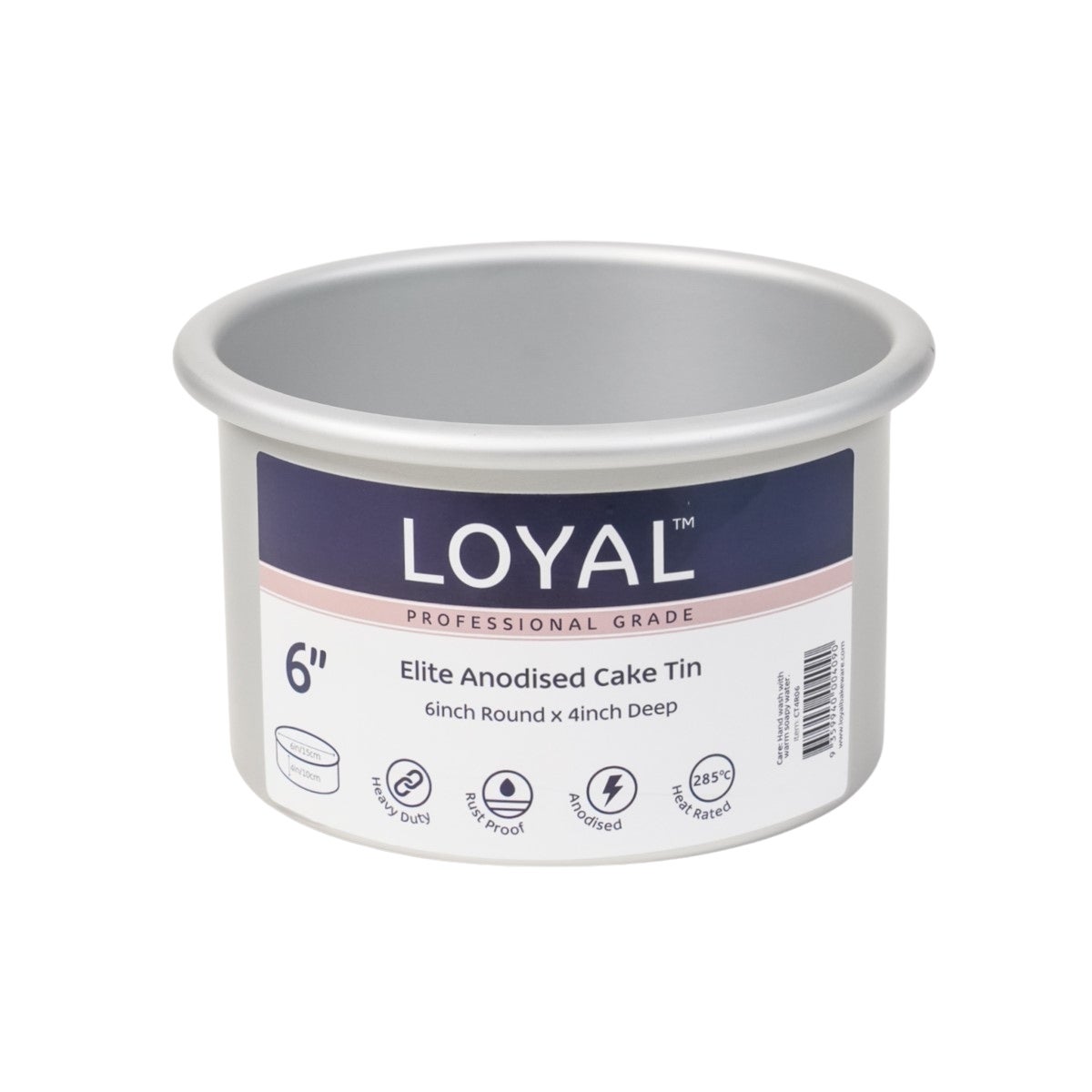 LOYAL Elite Taartvorm Extra Hoog Rond Ø15cm