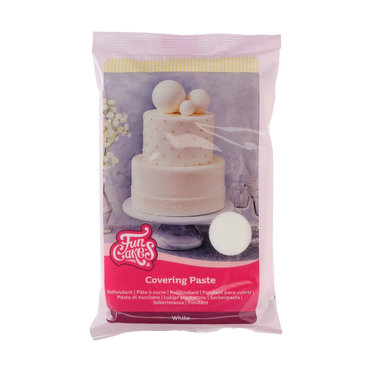 FunCakes Covering Paste Wit 500g