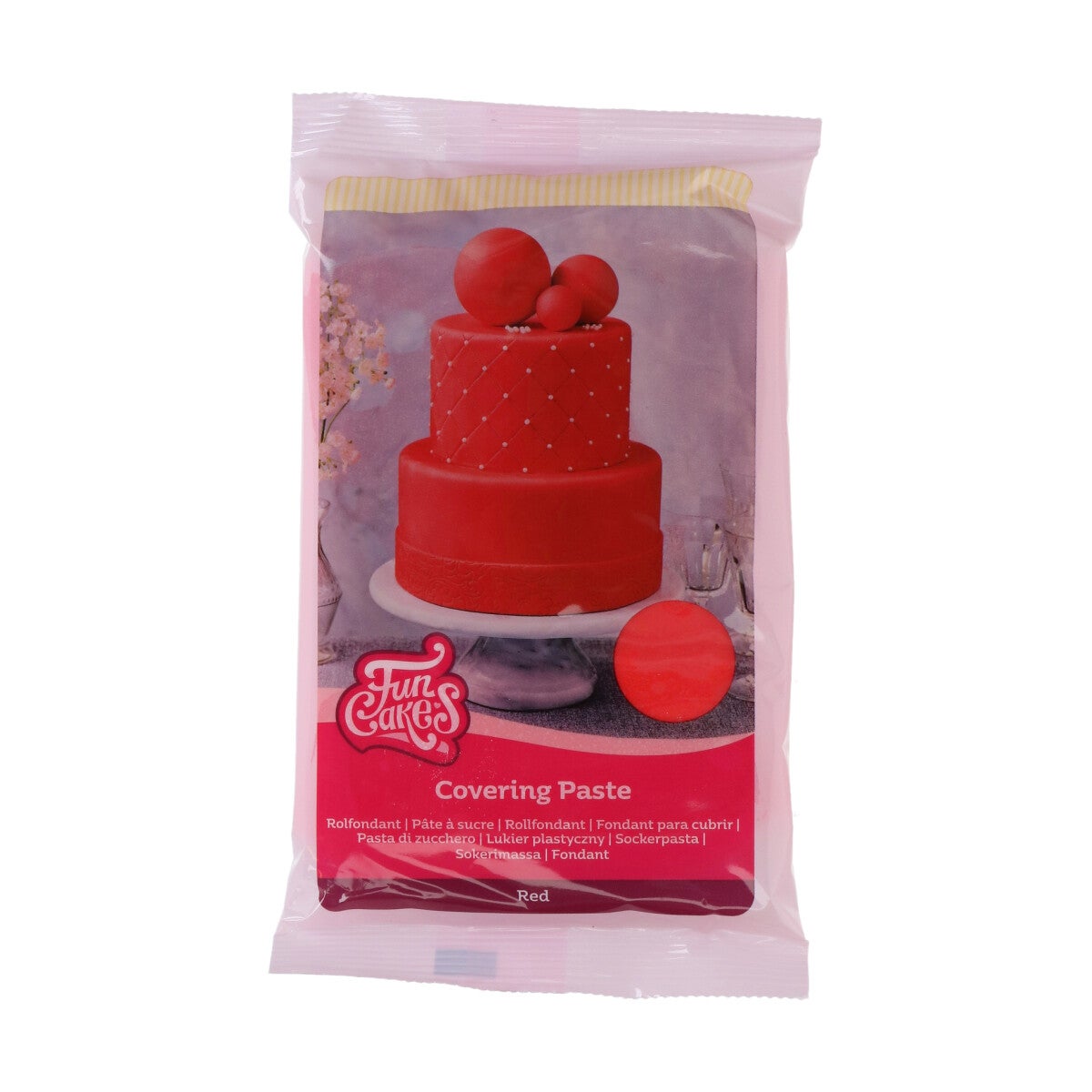 FunCakes Covering Paste Rood 500g