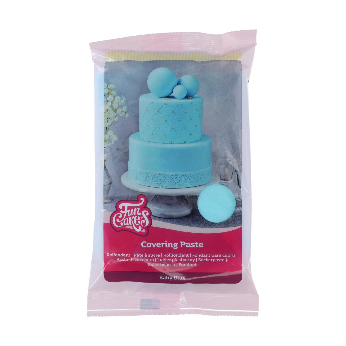 FunCakes Covering Paste Baby Blauw 500g