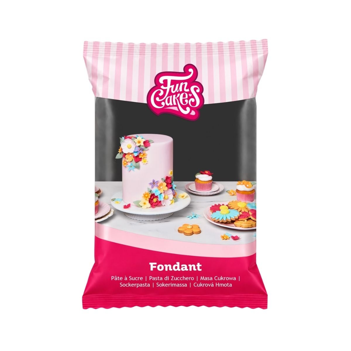 FunCakes Fondant Raven Black 250g