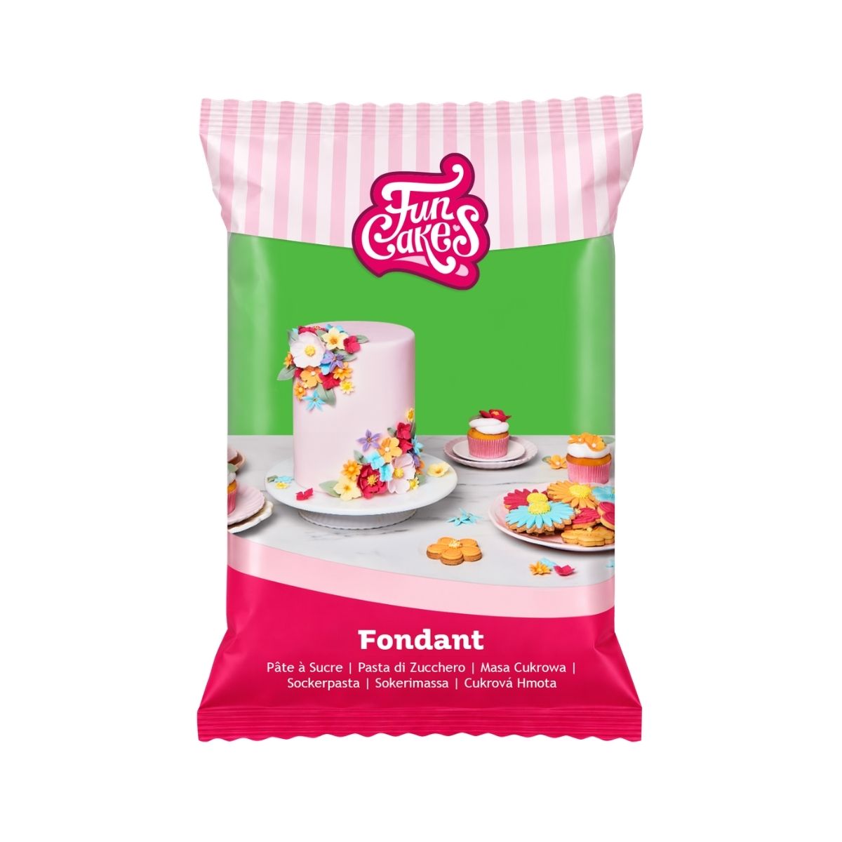 FunCakes Fondant Spring Green 250g
