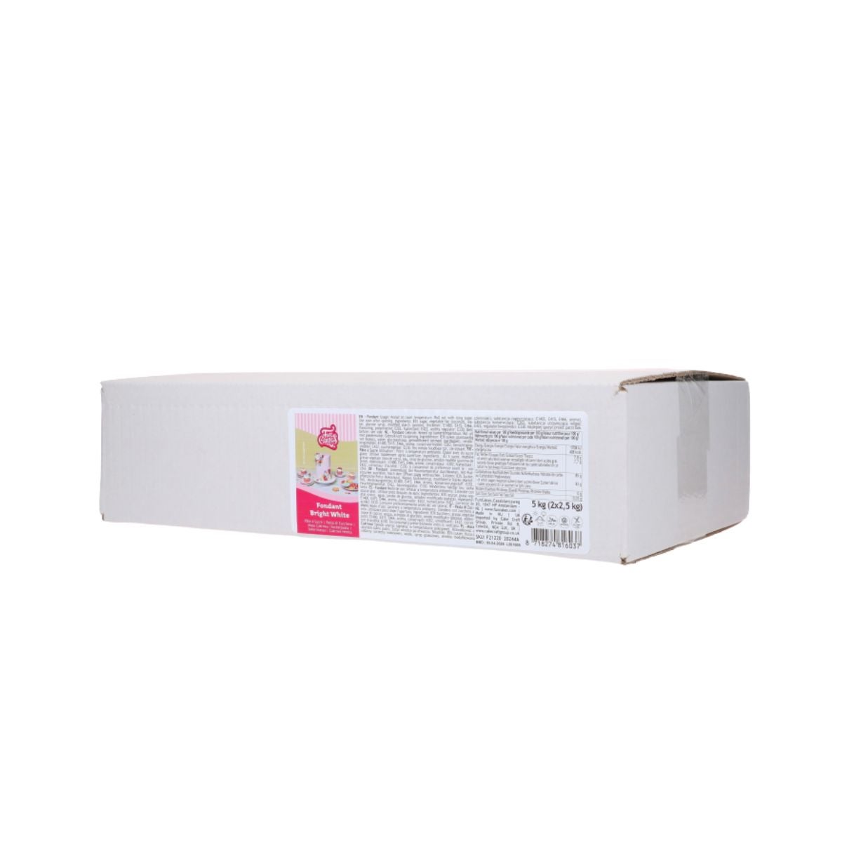 FunCakes Fondant Bright White (2x2,5kg) 5kg