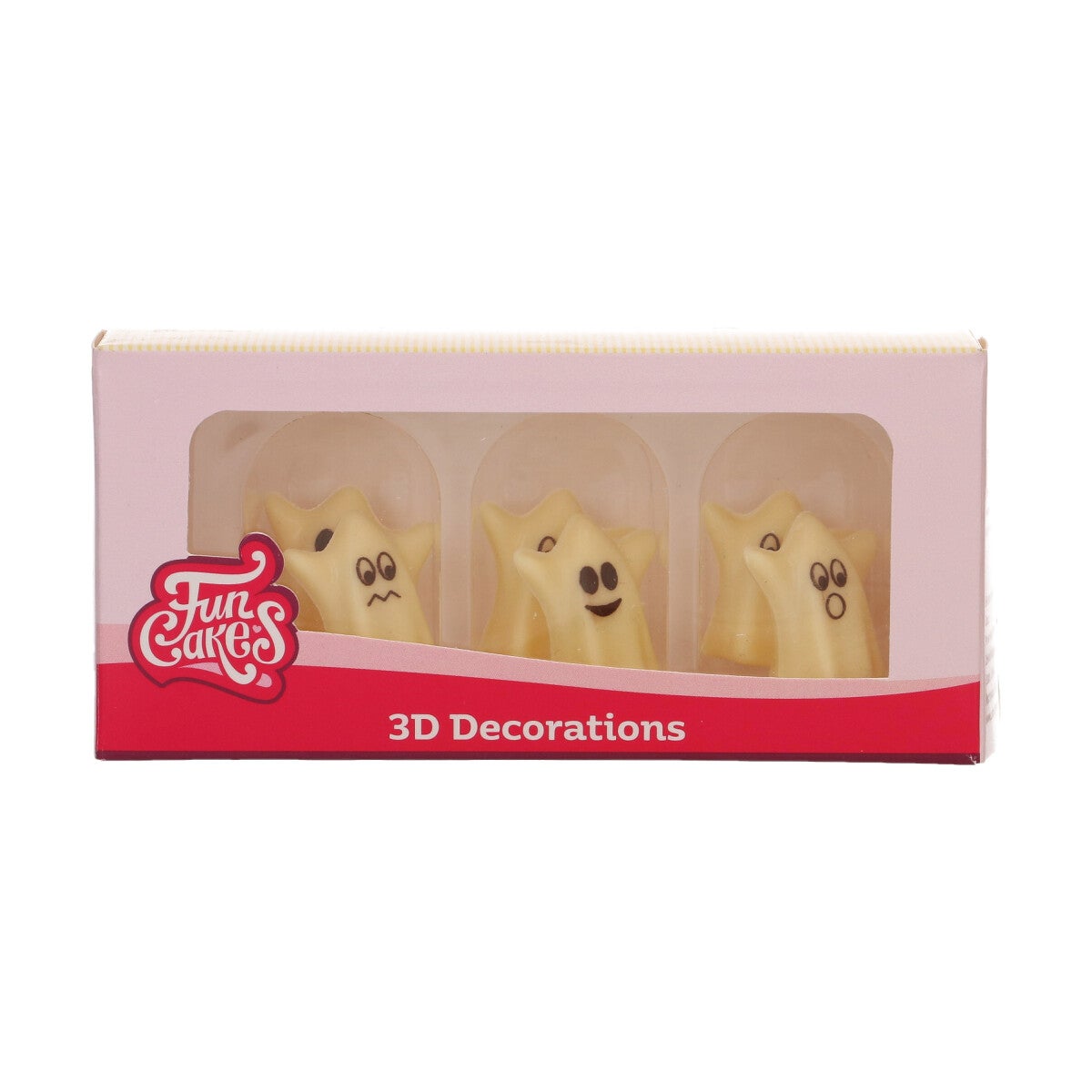 FunCakes Chocolade Decoratie 3D Geesten set/6