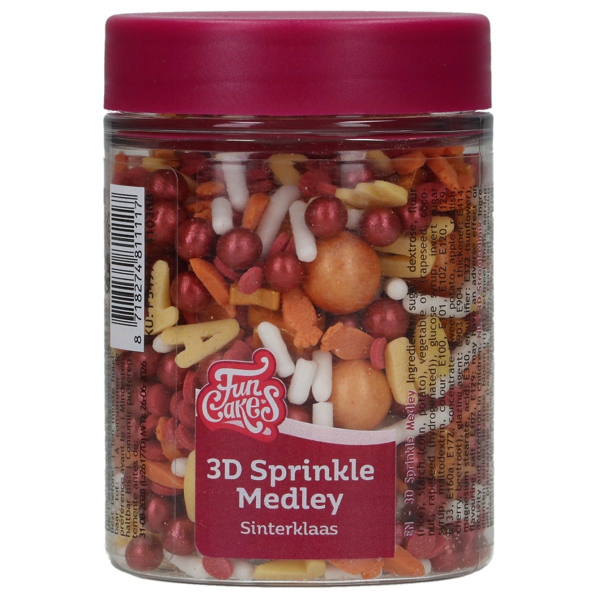 FunCakes 3D Sprinkle Medley Sinterklaas Kapoentje 70g