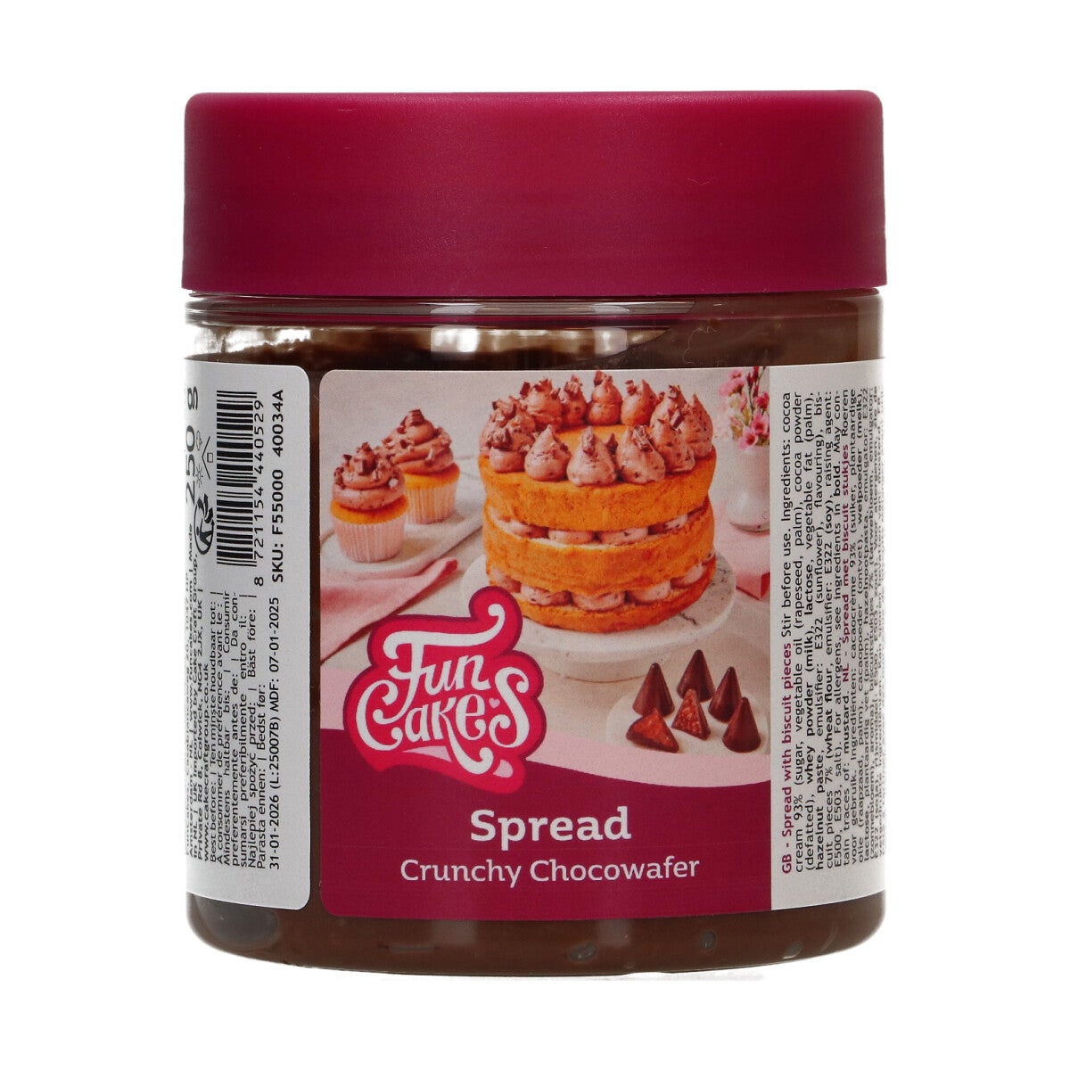FunCakes Spread Crunchy Chocowafel 250g BBD Discount