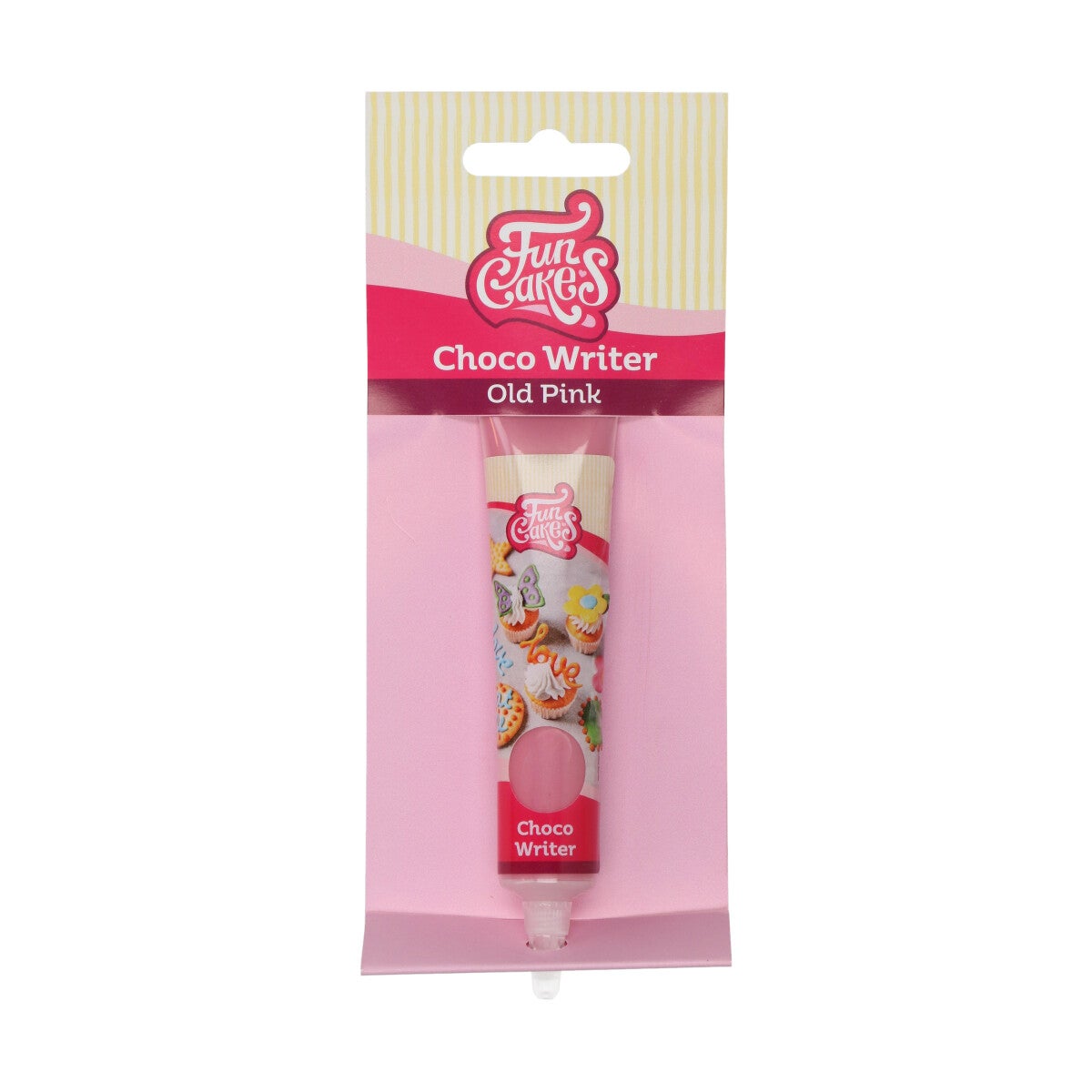 FunCakes Choco Writer Oud Roze 25g