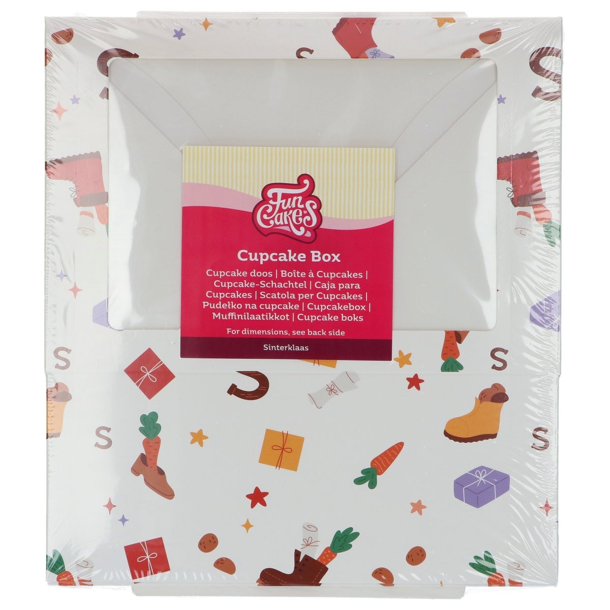 FunCakes Cupcake Doos 6 Sinterklaas pk/3