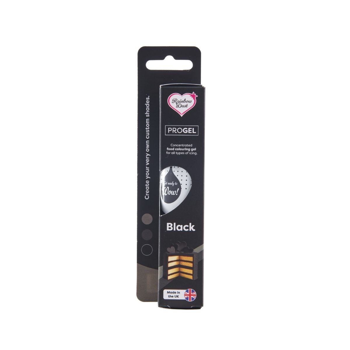 Rainbow Dust ProGel® Concentrated Colour Zwart 25g