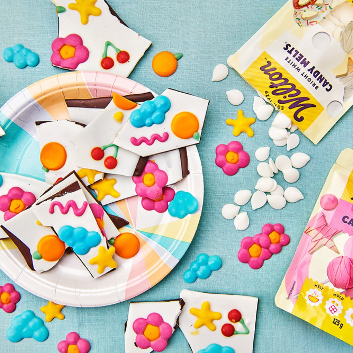 Wilton Candy Melts Donkere Cacao 125g