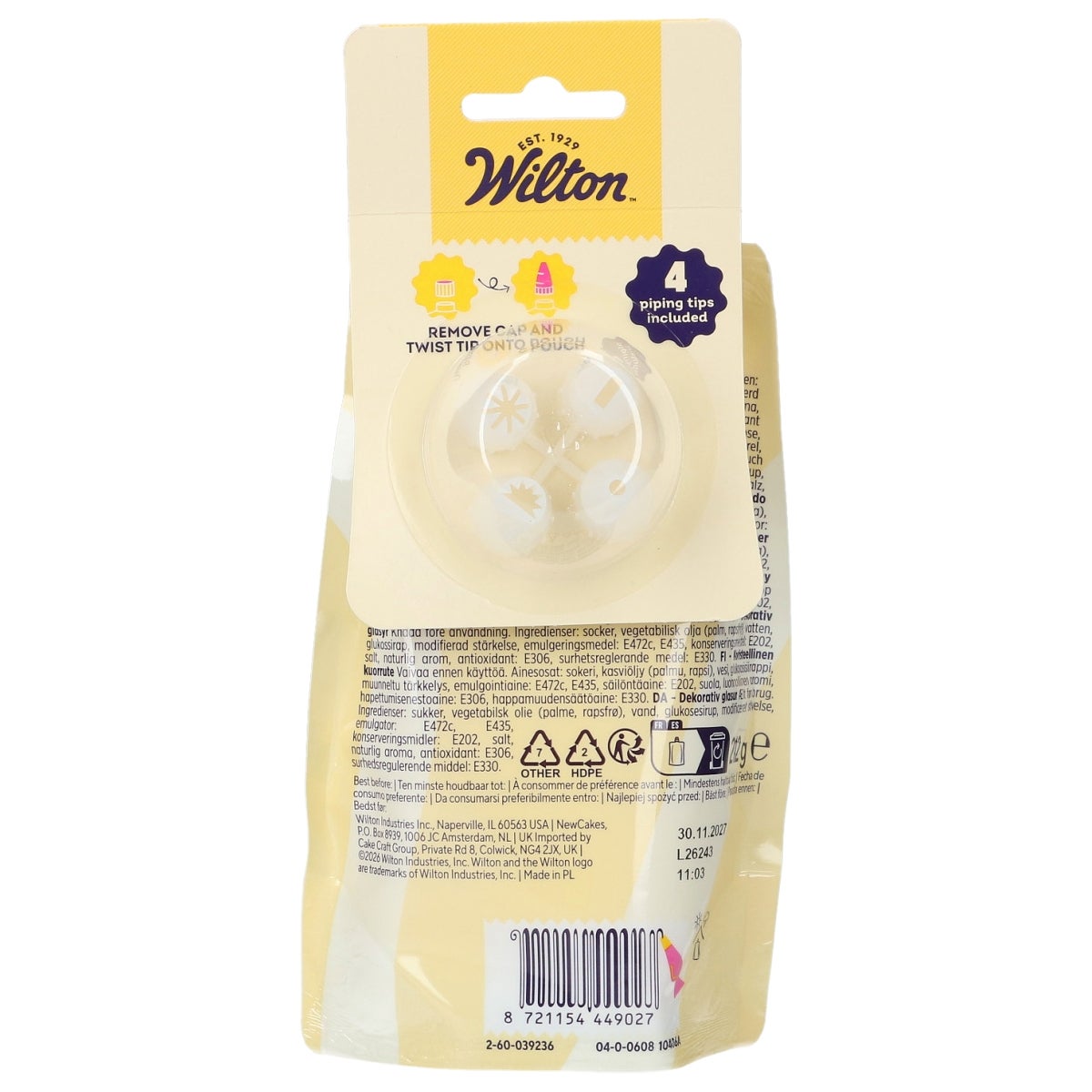 Wilton Decorator Icing Wit 212g