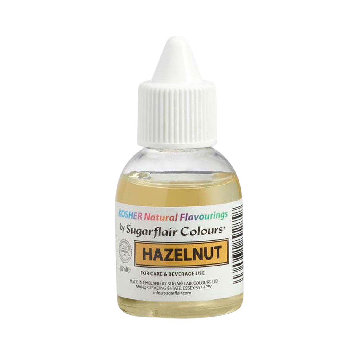 Sugarflair Natuurlijke Smaakstof Hazelnoot 30ml