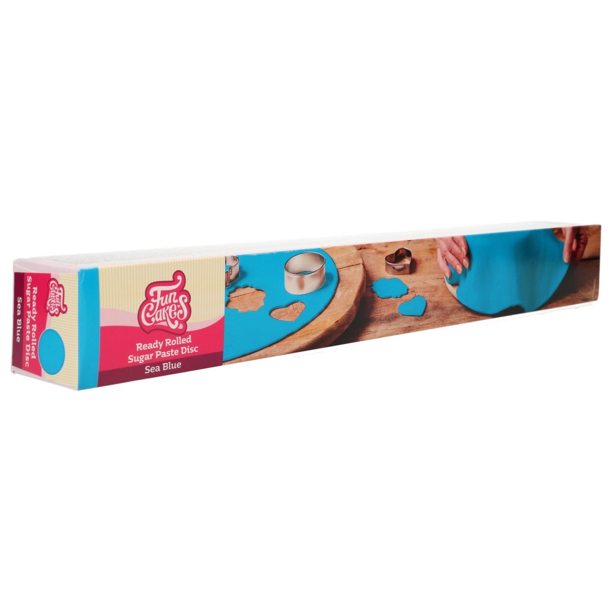 FunCakes Ready Rolled Disc Fondant Sea Blue