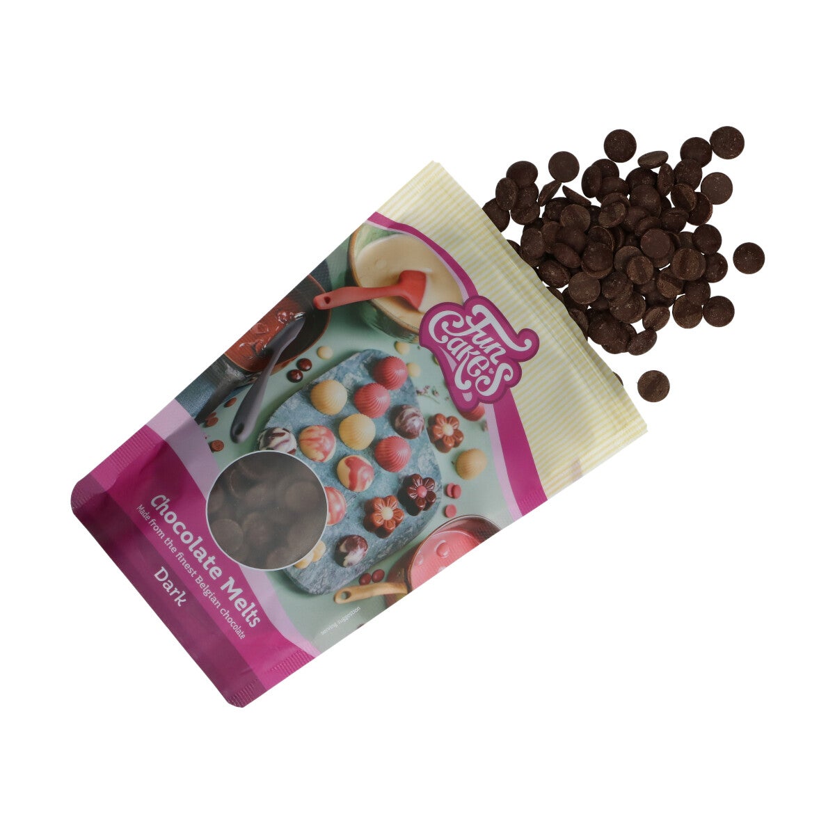 FunCakes Chocolade Melts Puur 350g