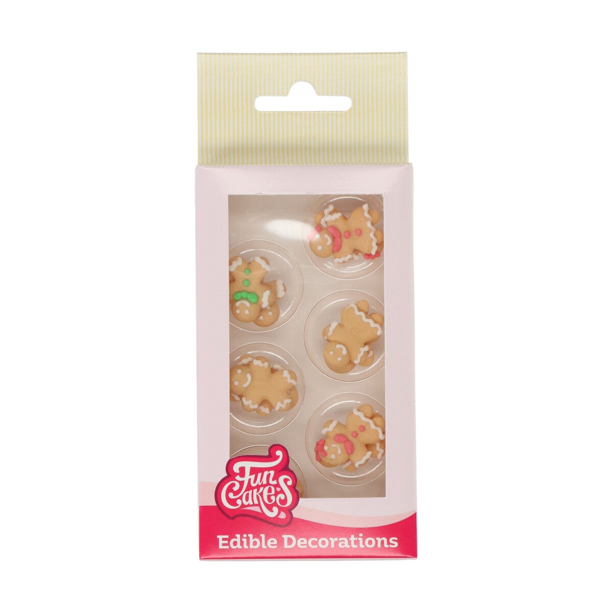 FunCakes Fondant Decoratie Gingerbread set/12