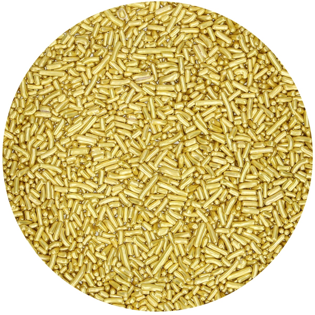 FunCakes Sugar Strands Metallic Goud 80g