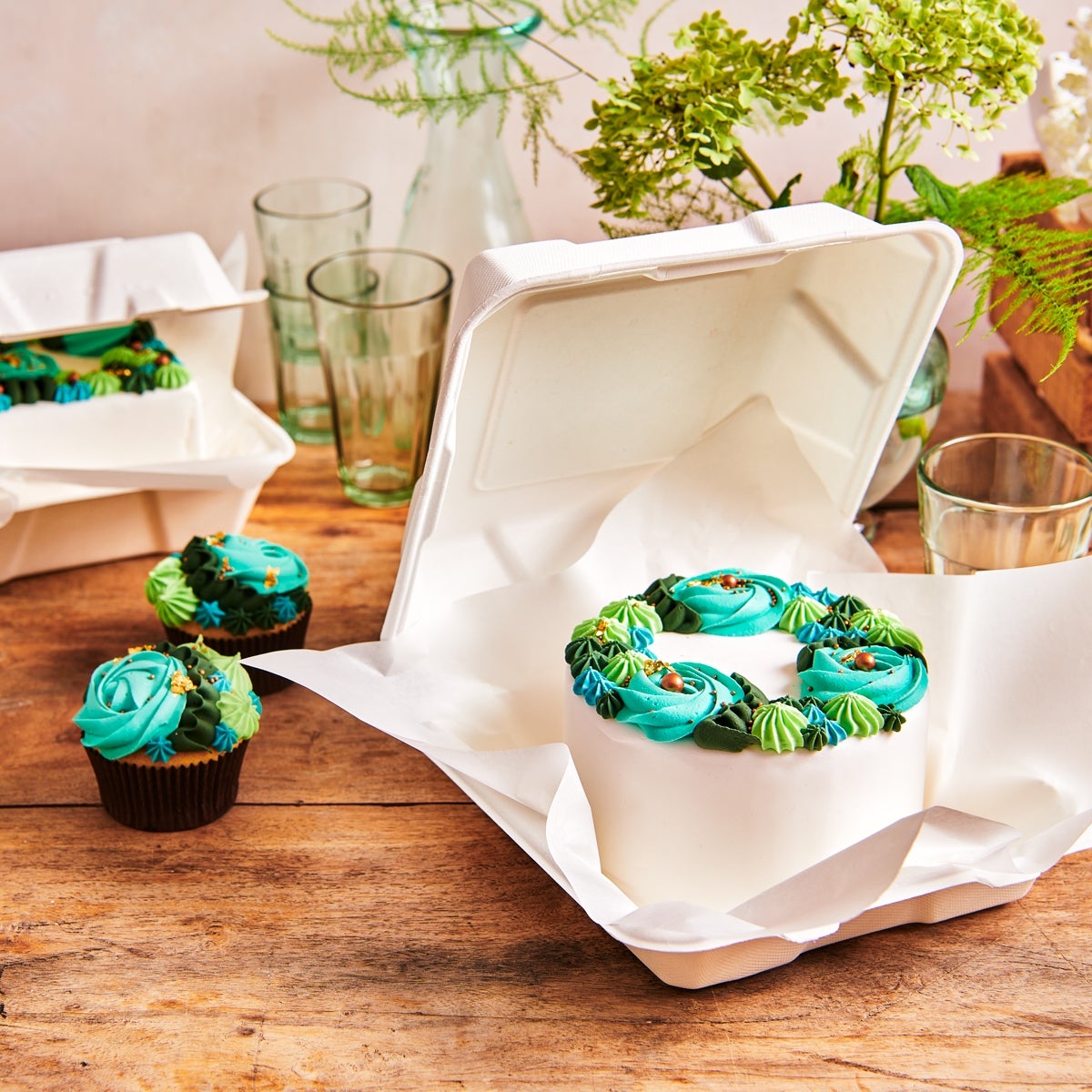 FunCakes Bento Cake Box Wit 20,8x22,1cm pk/10