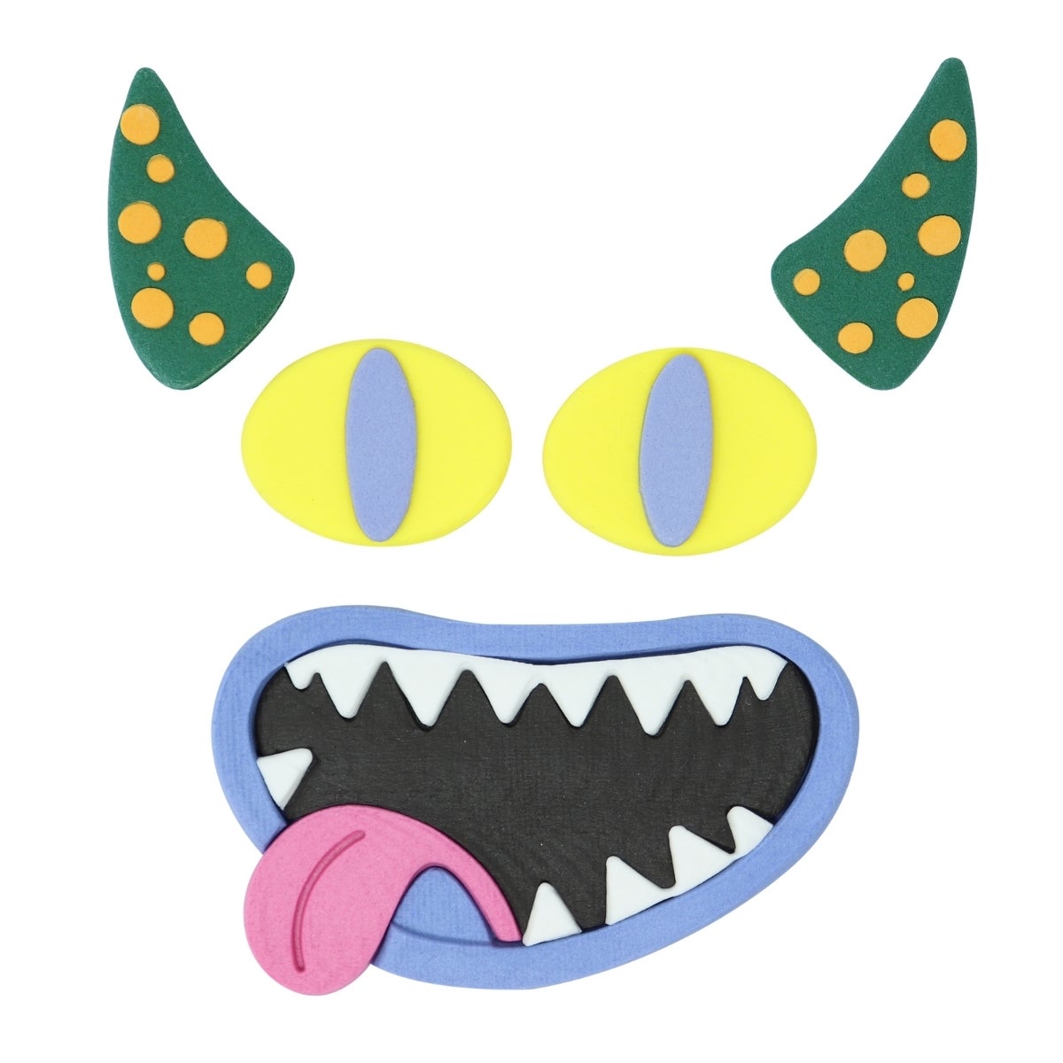 PME Halloween Taart Suikerdecoraties Monster Gezicht set/5