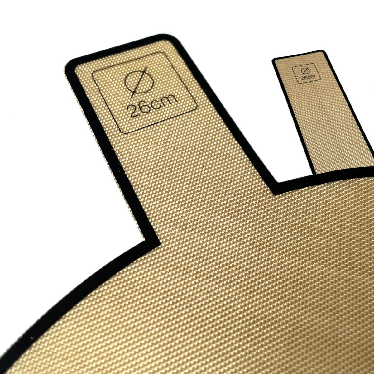 De KeukenBij Siliconen Herbruikbaar Bakpapier Rond Ø26cm