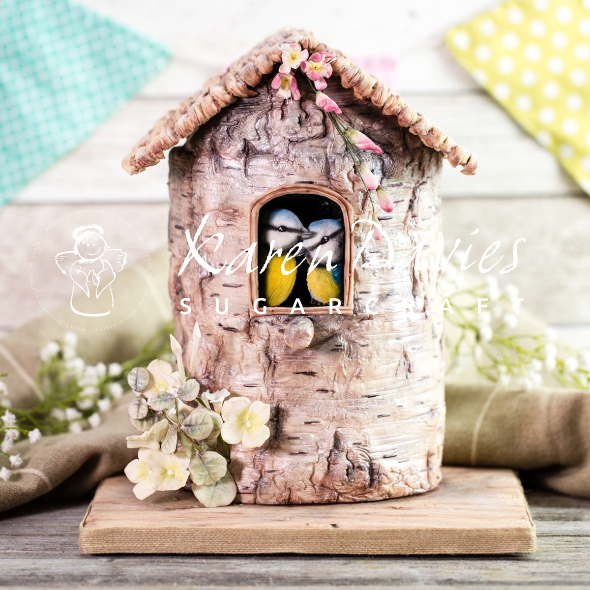 Karen Davies Siliconen Mould - Rustic Birch by Alice