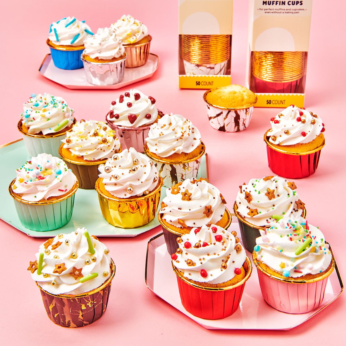 Wilton Muffin Cups Zwart set/50