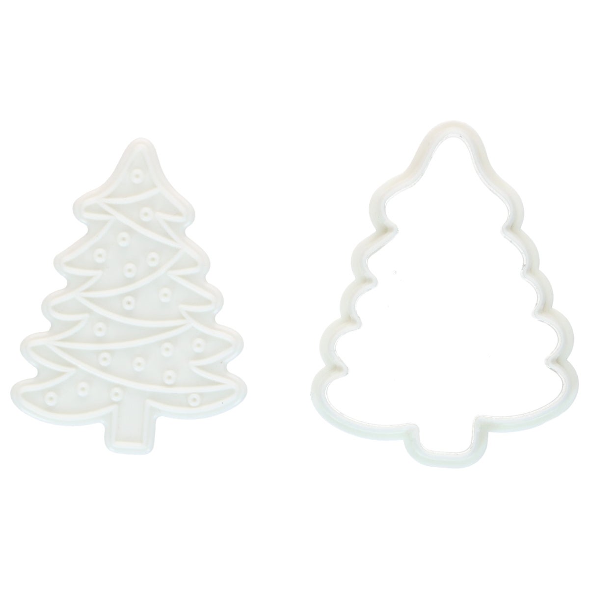 Wilton Koekjesuitsteker met Stempel Kerstboom 7,5cm