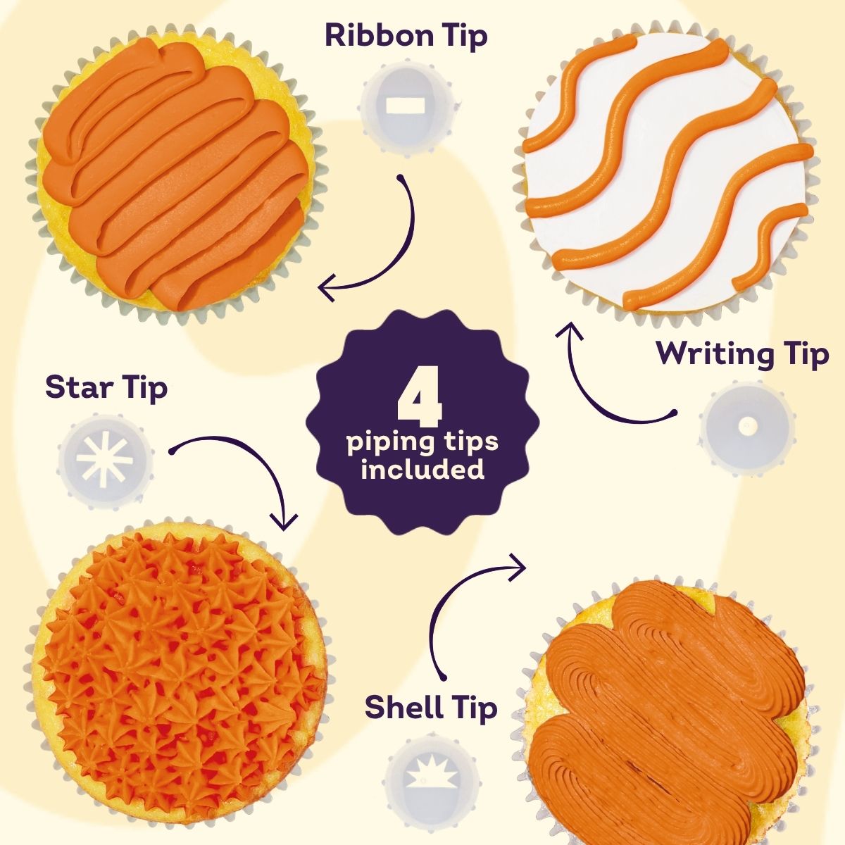 Wilton Decorator Icing Oranje 212g