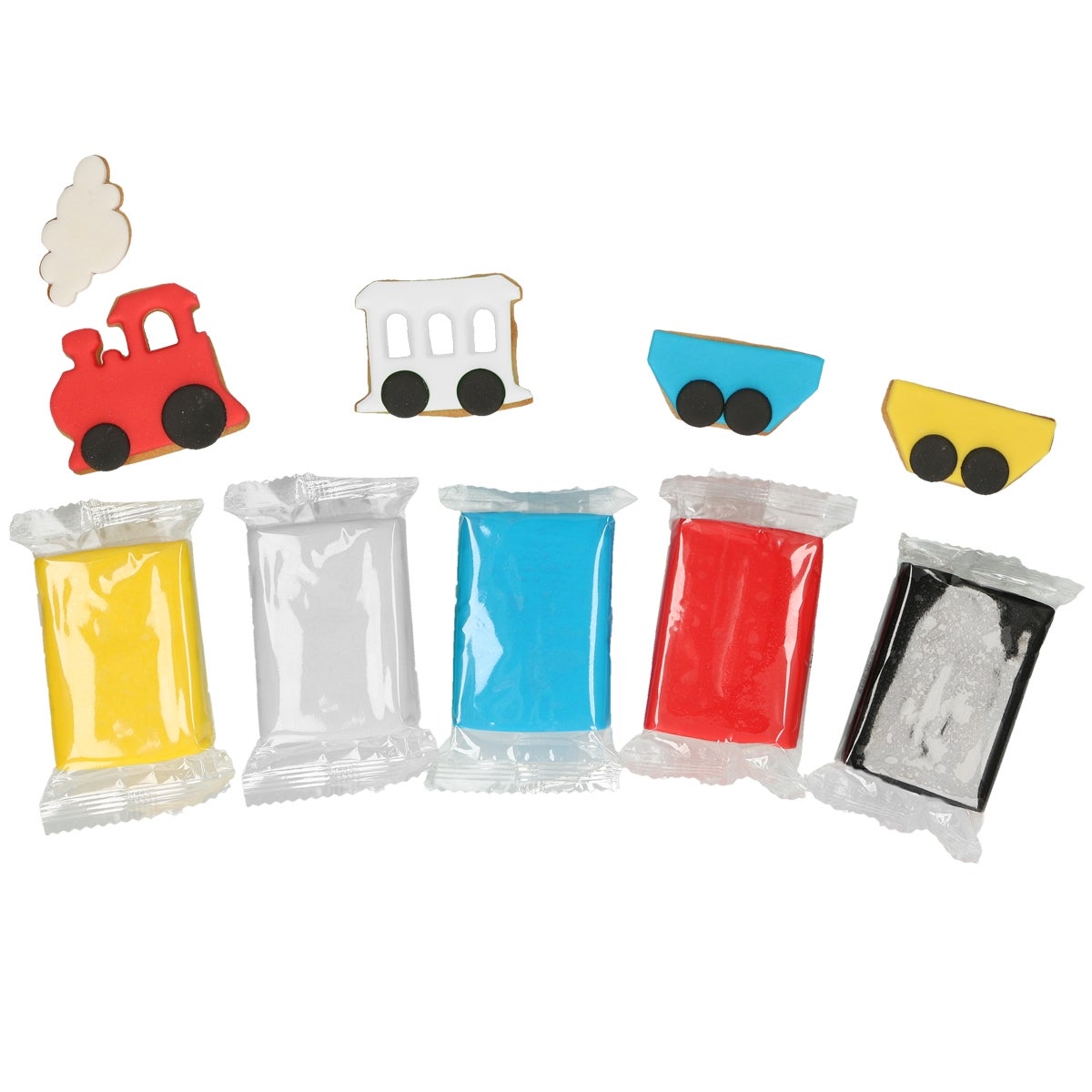 FunCakes Fondant Multipack Primary Colours 5x100g