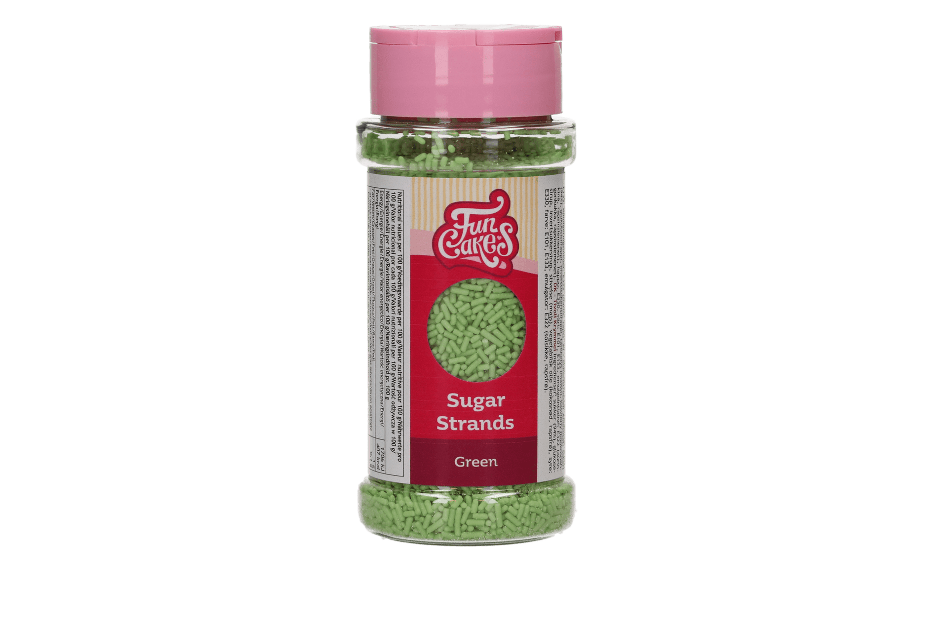 FunCakes Sugar Strands Groen 80g